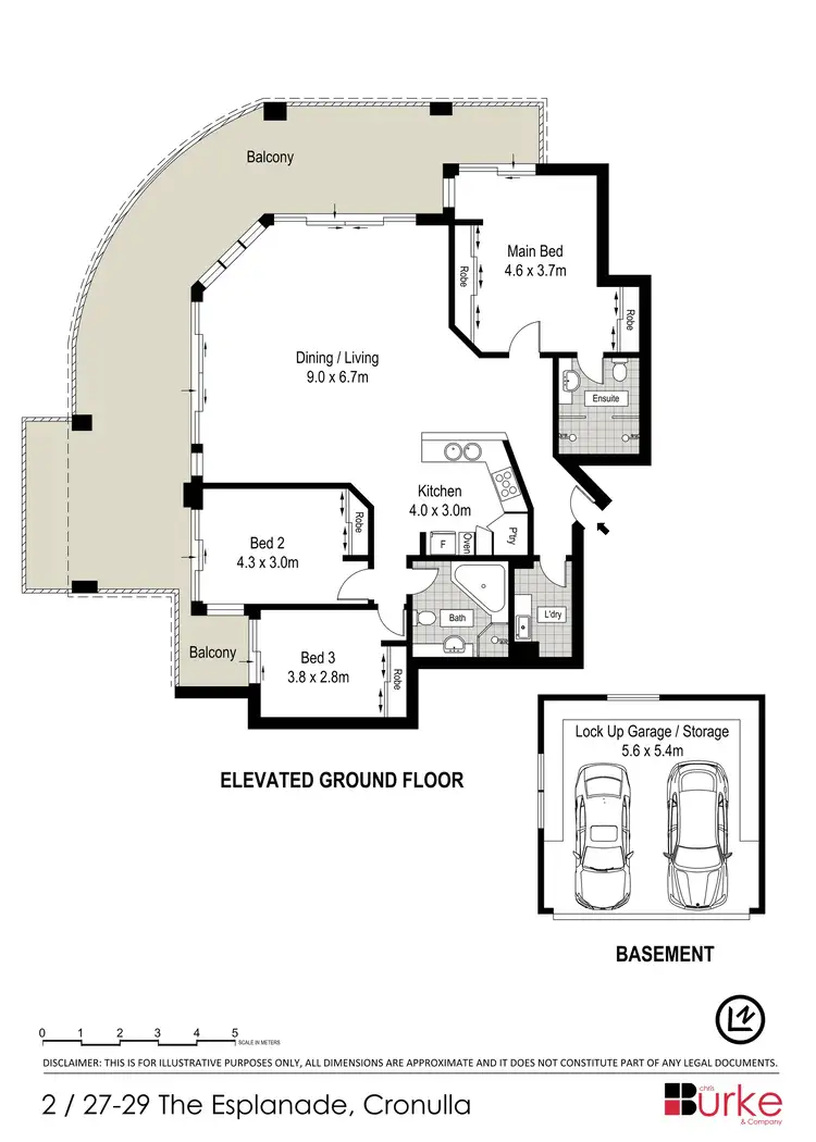 Floorplan of Homely apartment listing, 2/27-29 The Esplanade, Cronulla NSW 2230