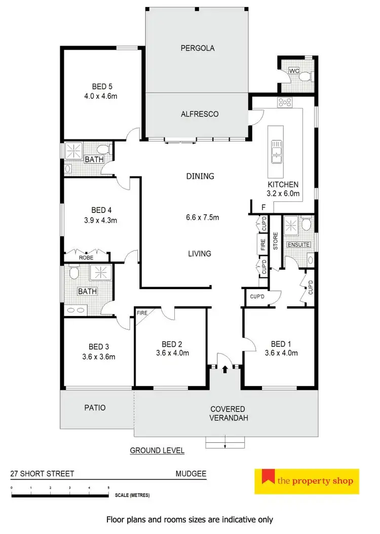 Floorplan of Homely house listing, 27 Short Street, Mudgee NSW 2850