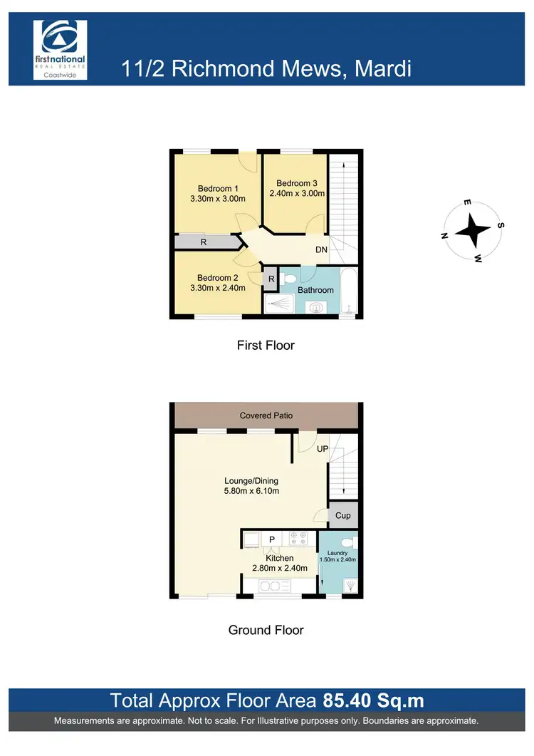 Floorplan of Homely townhouse listing, 11/2 Richmond Mews, Mardi NSW 2259