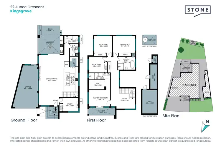 Floorplan of Homely house listing, 22 Junee Crescent, Kingsgrove NSW 2208