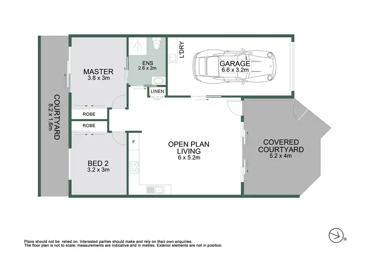 Floorplan of Homely semi-detached listing, 2/20 Mount Pleasant Road, Nambour QLD 4560