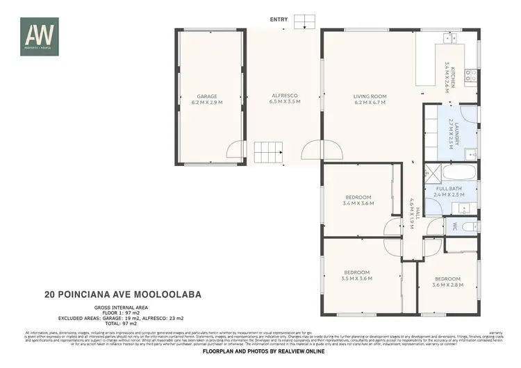 Floorplan of Homely house listing, 20 Poinciana Avenue, Mooloolaba QLD 4557