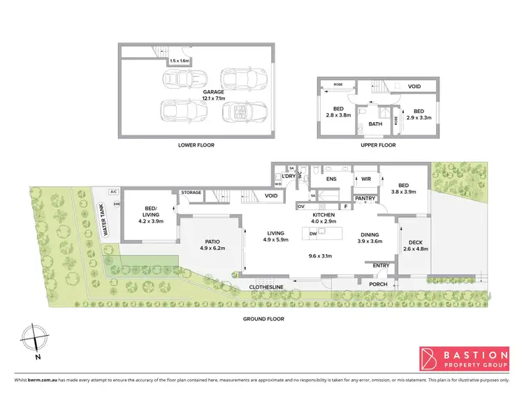 Floorplan of Homely semi-detached listing, 11A Gatton Street, Farrer ACT 2607