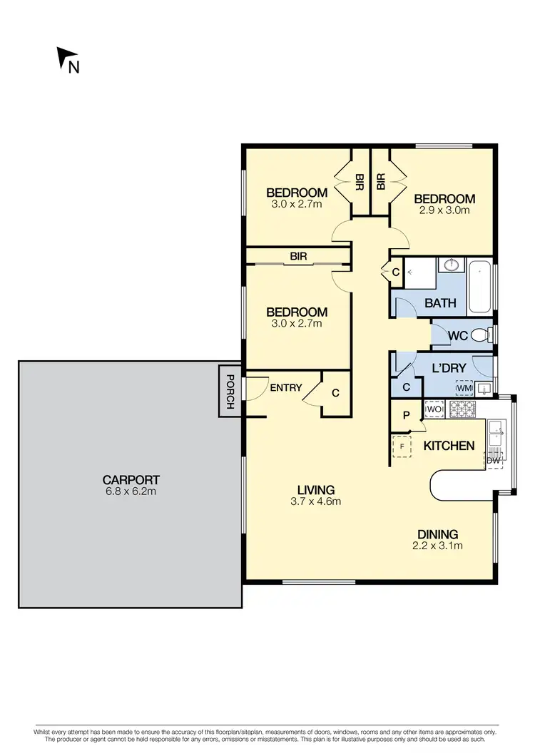 Floorplan of Homely house listing, 10 Kite Court, Werribee VIC 3030