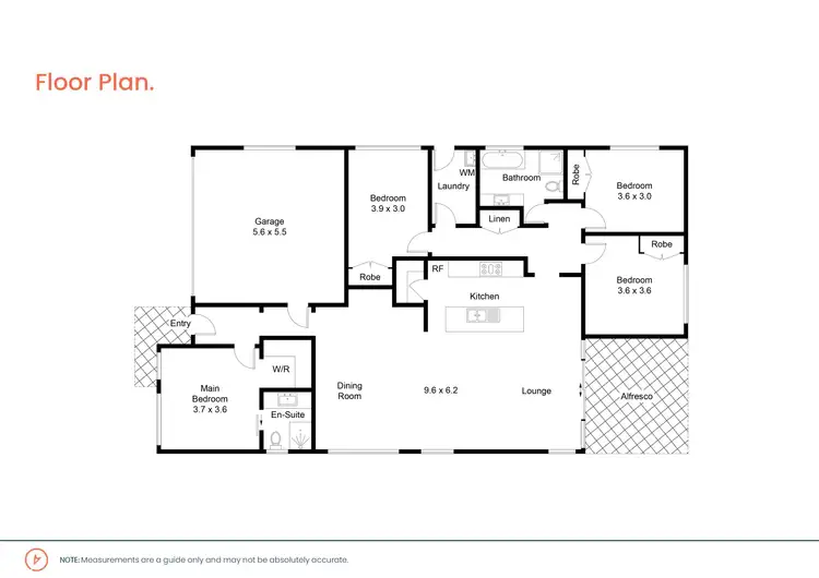 Floorplan of Homely house listing, 34 Evergreen Way, Gillieston Heights NSW 2321