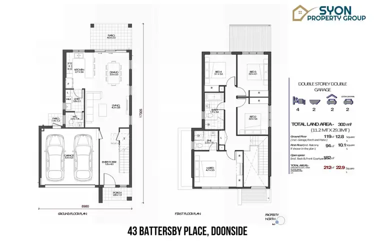Floorplan of Homely house listing, 43 Battersby Place, Doonside NSW 2767