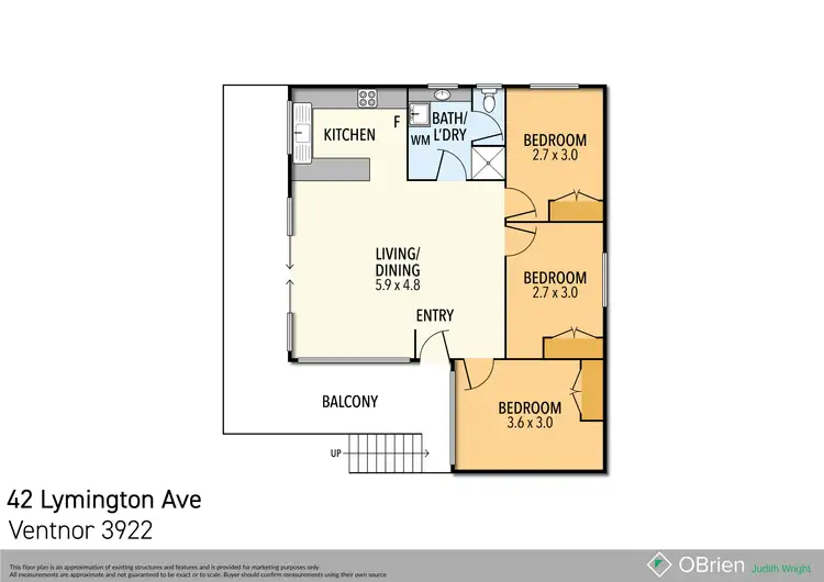 Floorplan of Homely house listing, 42 Lymington Street, Ventnor VIC 3922
