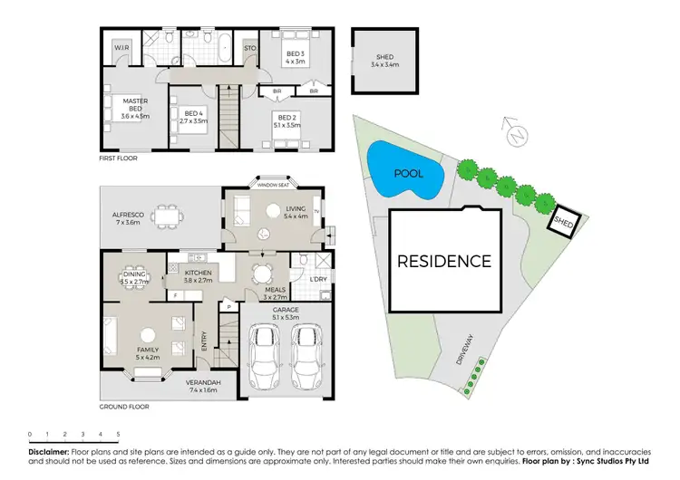 Floorplan of Homely house listing, 5 Veronica Place, Greystanes NSW 2145