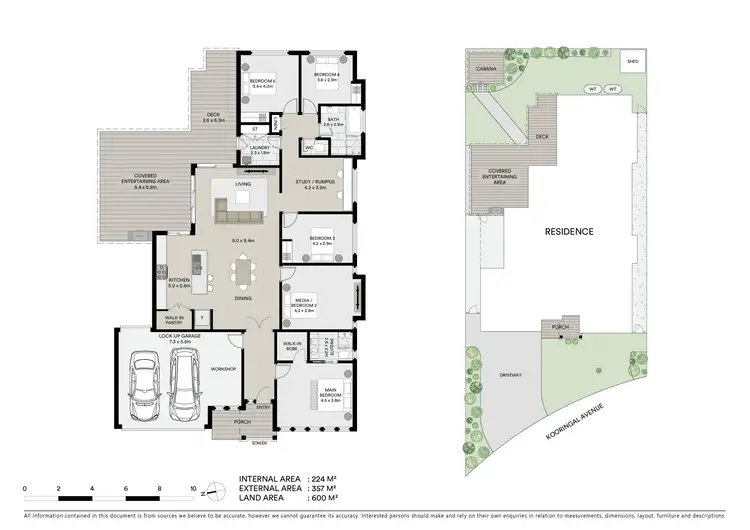 Floorplan of Homely house listing, 10 Kooringal Avenue, Woongarrah NSW 2259