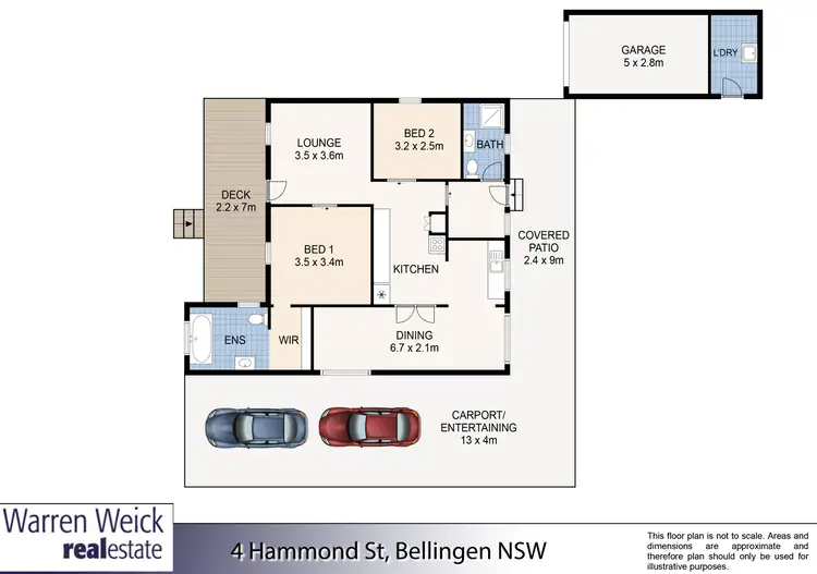 Floorplan of Homely house listing, 4 Hammond Street, Bellingen NSW 2454