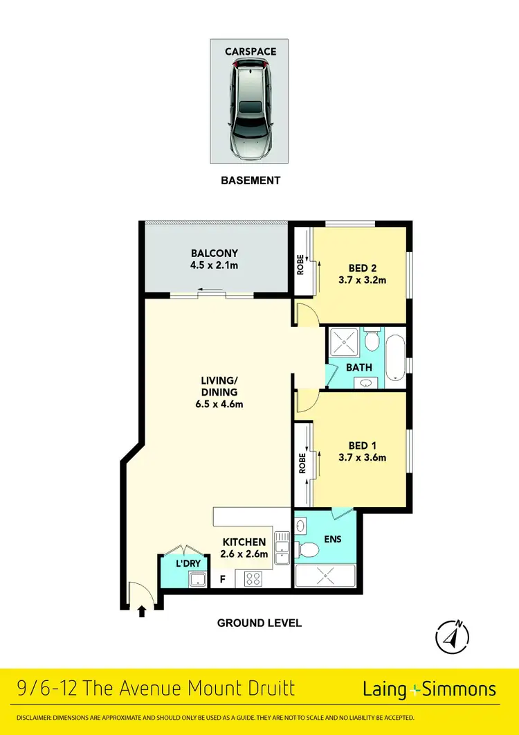 Floorplan of Homely unit listing, 9/6-12 The Avenue, Mount Druitt NSW 2770