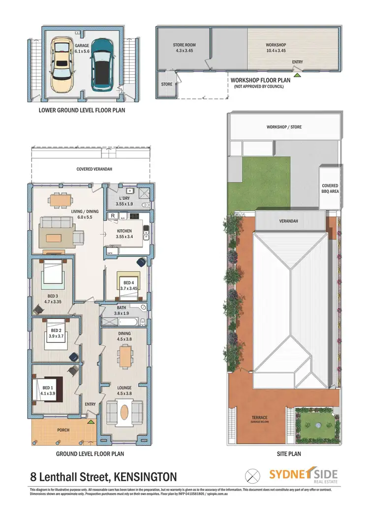 Floorplan of Homely house listing, 8 Lenthall Street, Kensington NSW 2033