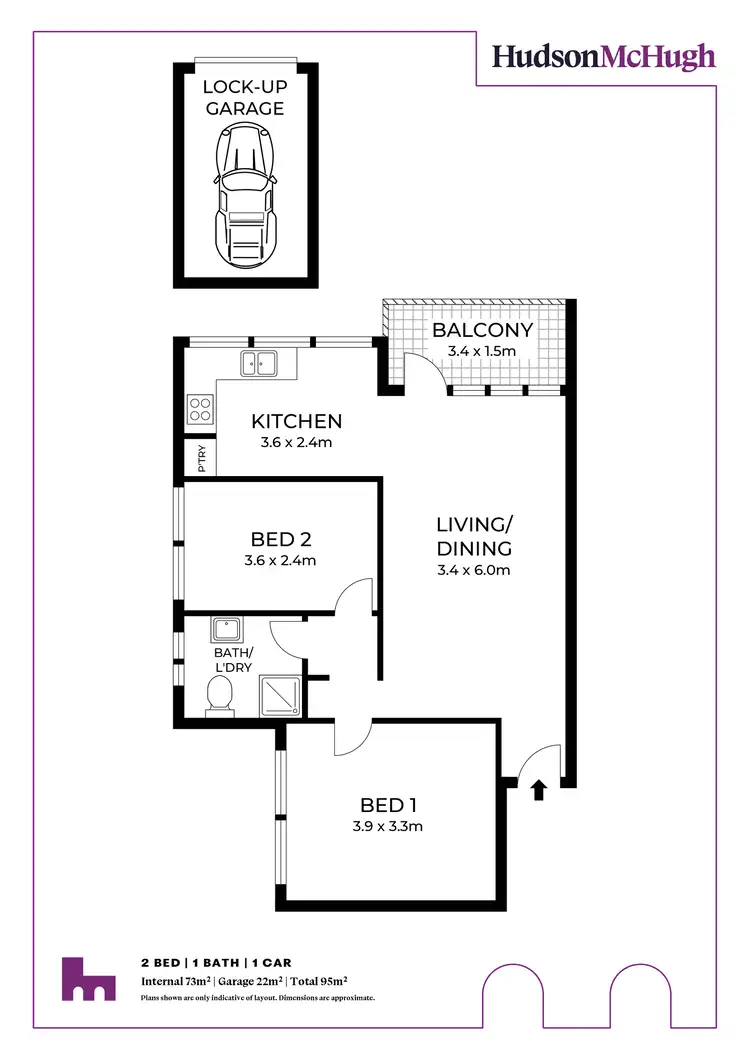 Floorplan of Homely unit listing, 3/109 Elizabeth Street, Ashfield NSW 2131