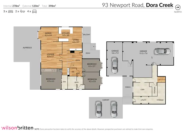 Floorplan of Homely house listing, 93 Newport Road, Dora Creek NSW 2264