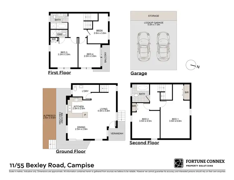Floorplan of Homely townhouse listing, 11/55 Bexley Road, Campsie NSW 2194