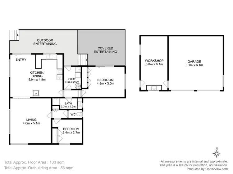 Floorplan of Homely house listing, 10 Reninna Street, Dodges Ferry TAS 7173