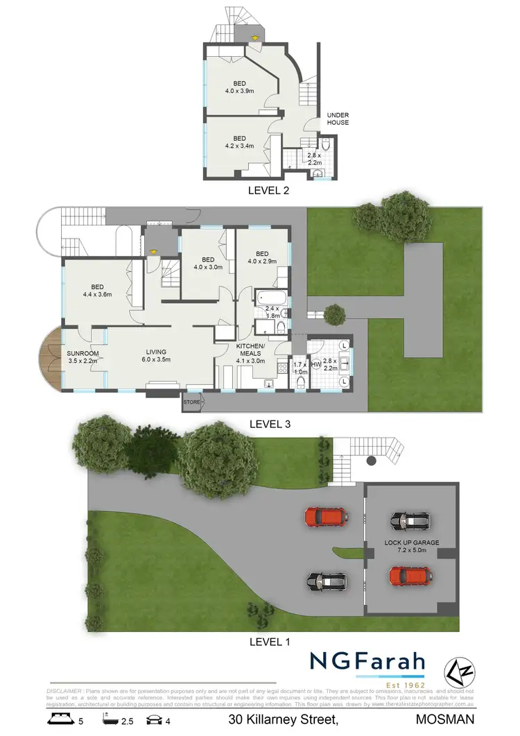 Floorplan of Homely house listing, 30 Killarney Street, Mosman NSW 2088