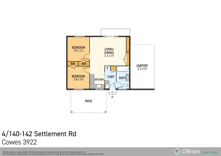 Floorplan of Homely unit listing, 4/140-142 Settlement Road, Cowes VIC 3922