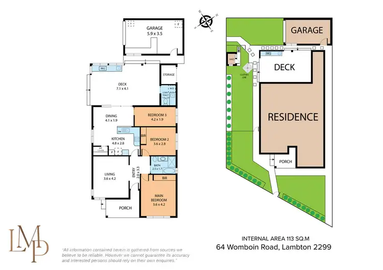 Floorplan of Homely house listing, 64 Womboin Road, Lambton NSW 2299