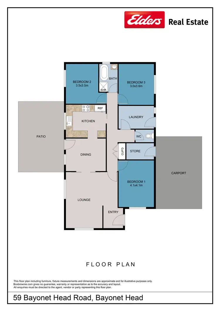 Floorplan of Homely house listing, 59 Bayonet Head Road, Bayonet Head WA 6330