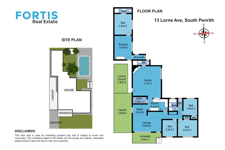 Floorplan of Homely house listing, 13 Lorne Avenue, South Penrith NSW 2750
