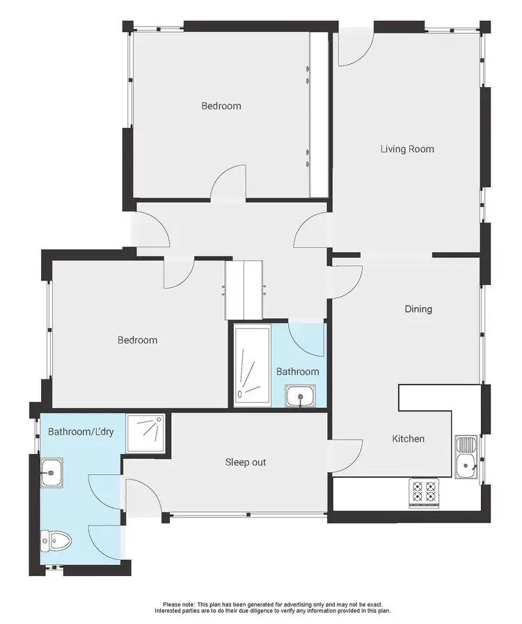 Floorplan of Homely house listing, 909 Mate Street, North Albury NSW 2640