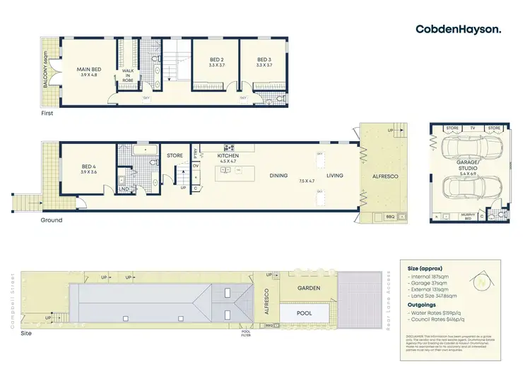 Floorplan of Homely house listing, 40 Campbell Street, Abbotsford NSW 2046