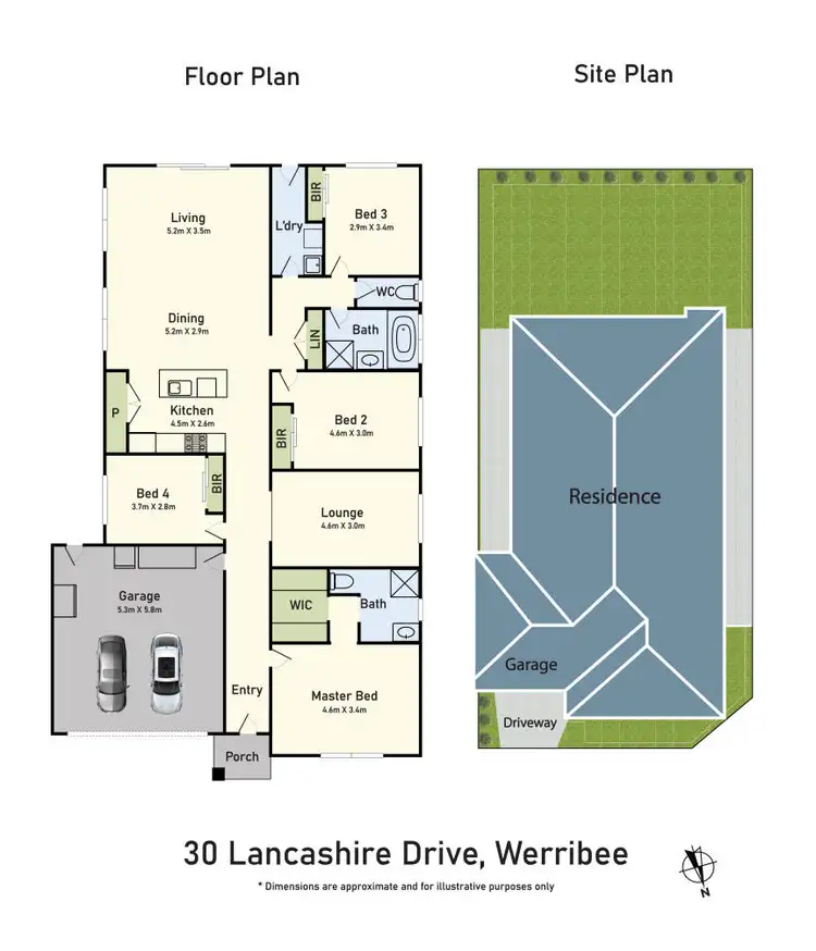 Floorplan of Homely house listing, 30 Lancashire Drive, Werribee VIC 3030