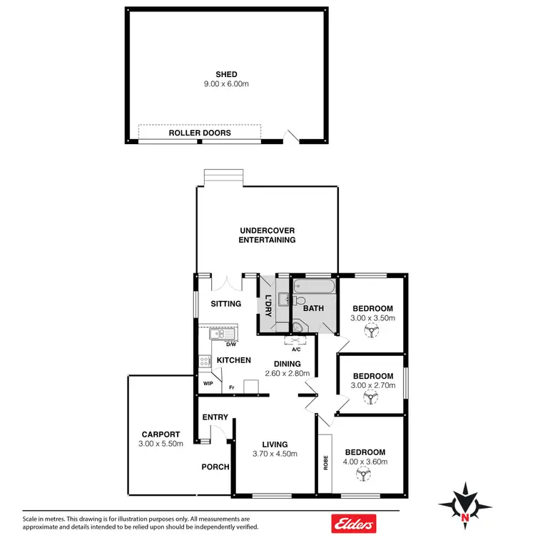 Floorplan of Homely house listing, 68 Sutherland Avenue, Hayborough SA 5211