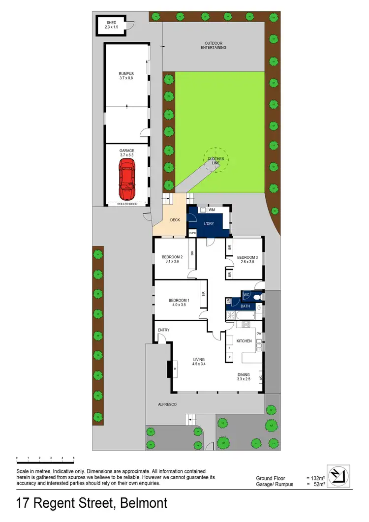 Floorplan of Homely house listing, 17 Regent Street, Belmont VIC 3216