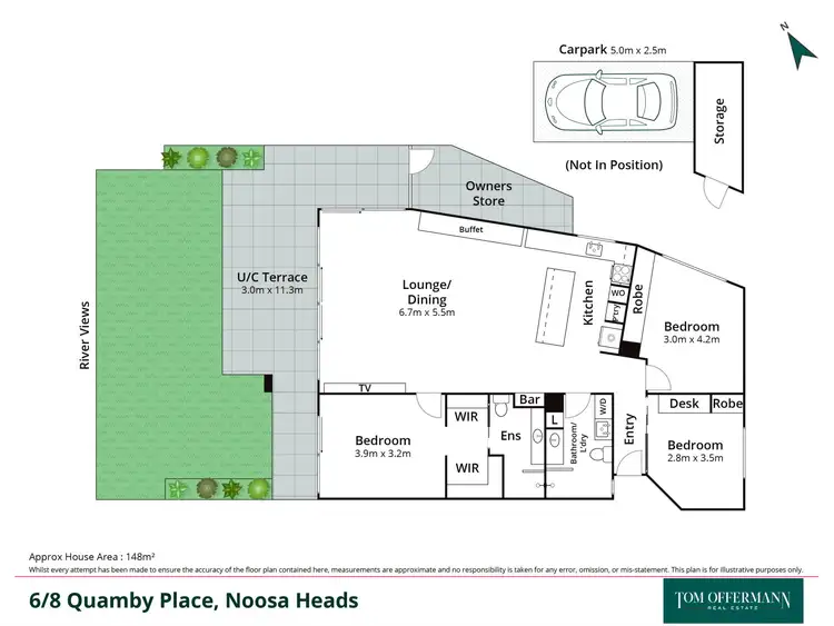Floorplan of Homely unit listing, 6/8 Quamby Place, Noosa Heads QLD 4567