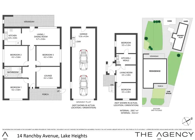 Floorplan of Homely house listing, 14 Ranchby Avenue, Lake Heights NSW 2502