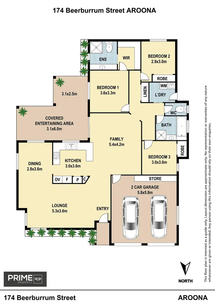 Floorplan of Homely house listing, 174 Beerburrum Street, Aroona QLD 4551