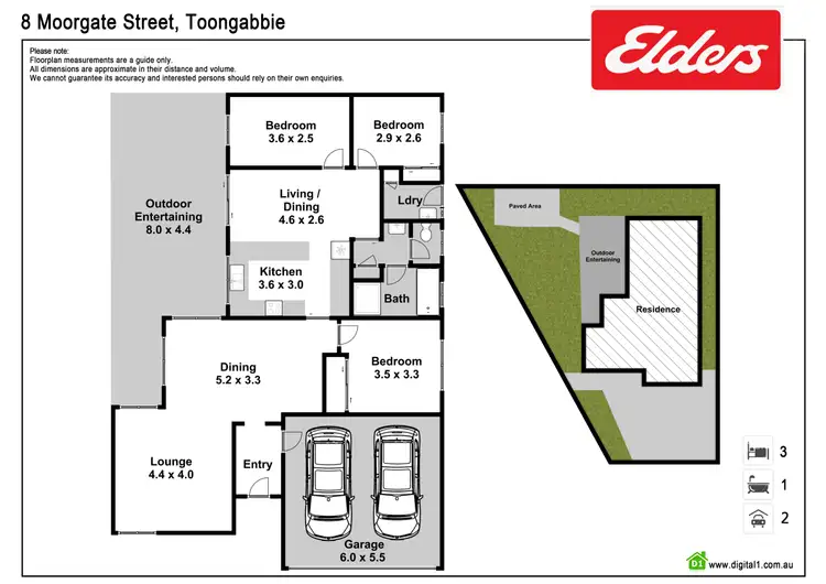 Floorplan of Homely house listing, 8 Moorgate Street, Toongabbie NSW 2146