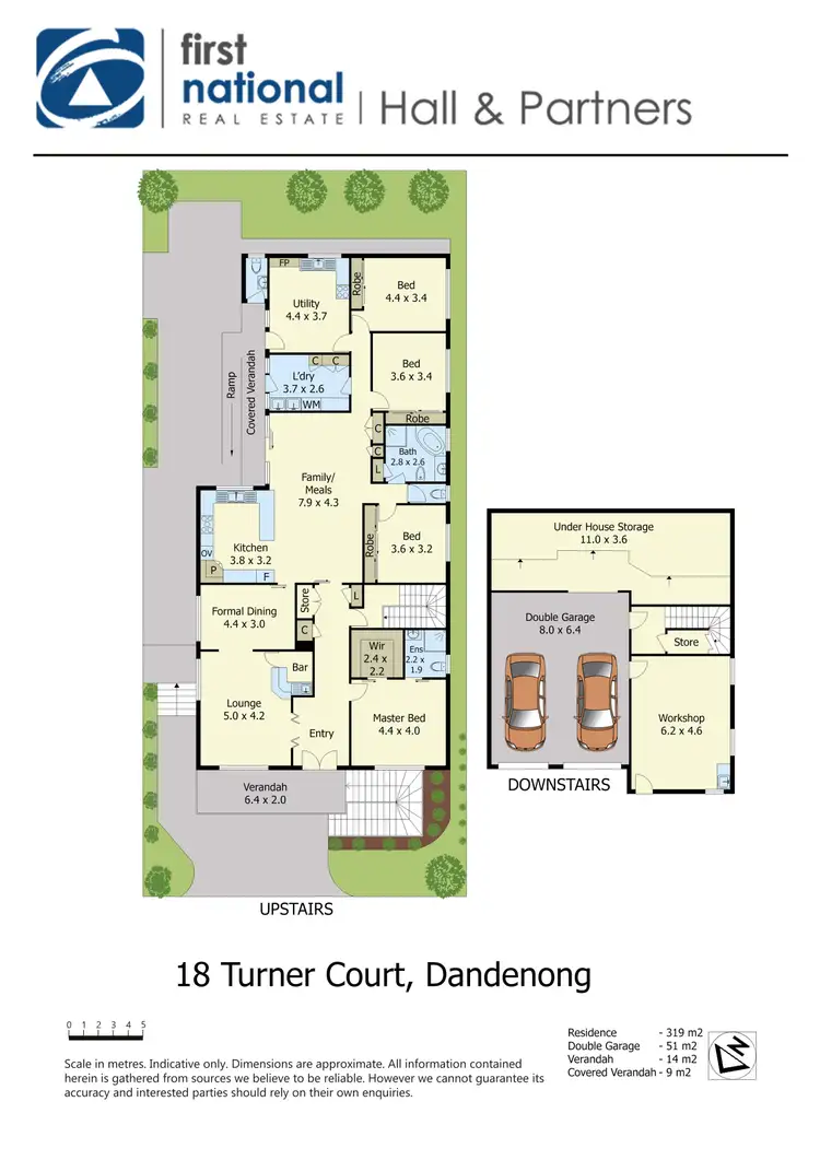 Floorplan of Homely house listing, 18 Turner Court, Dandenong VIC 3175