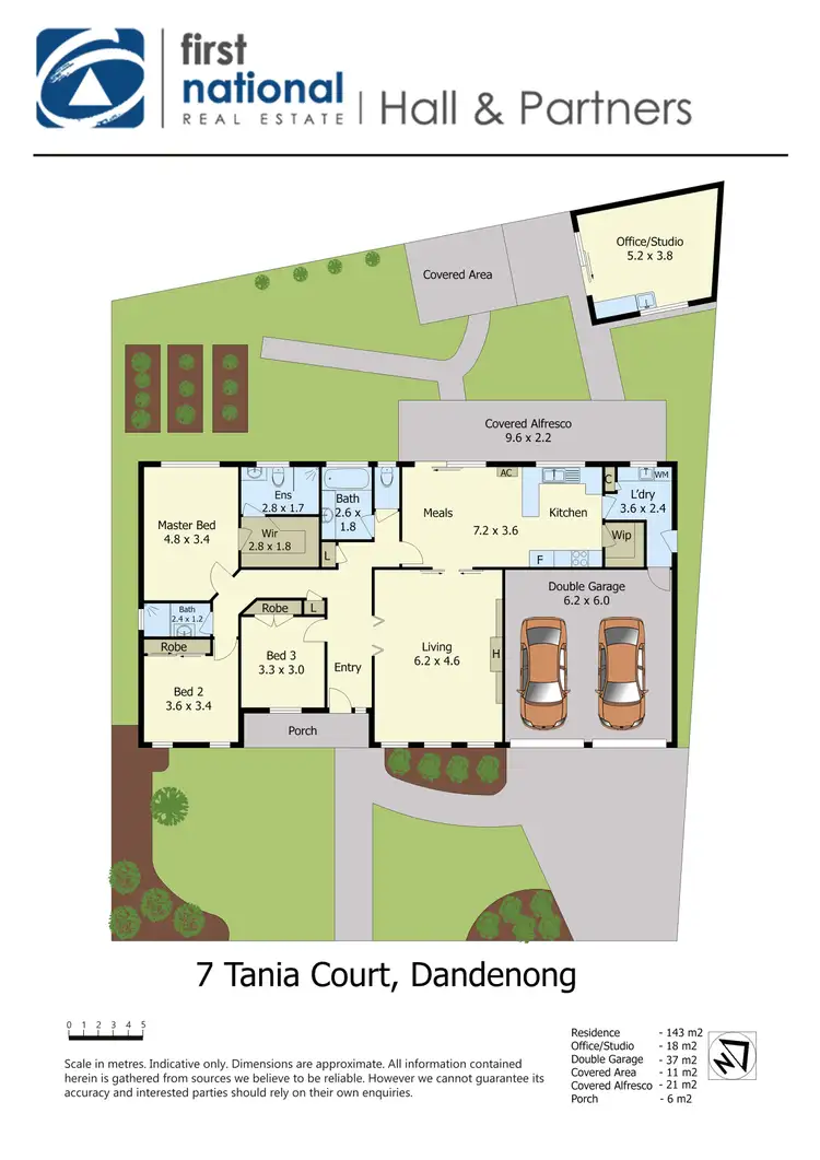 Floorplan of Homely house listing, 7 Tania Court, Dandenong VIC 3175