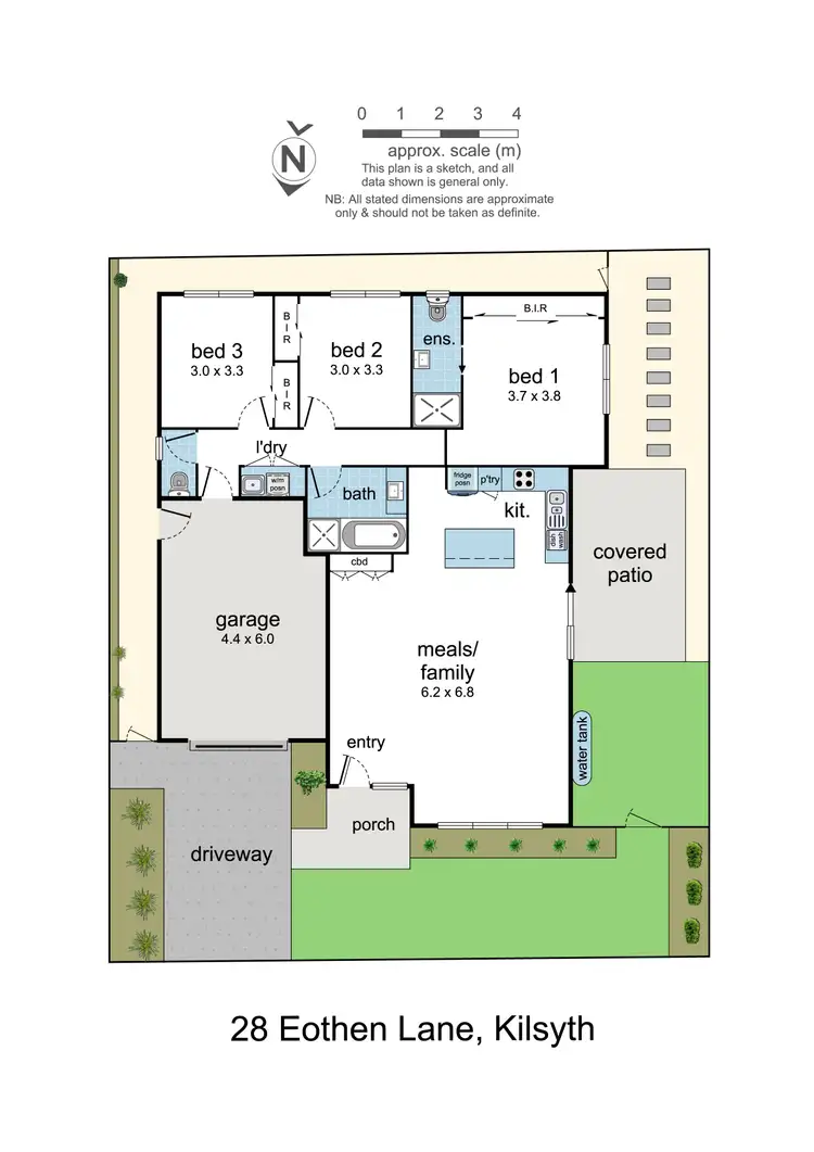 Floorplan of Homely house listing, 28 Eothen Lane, Kilsyth VIC 3137