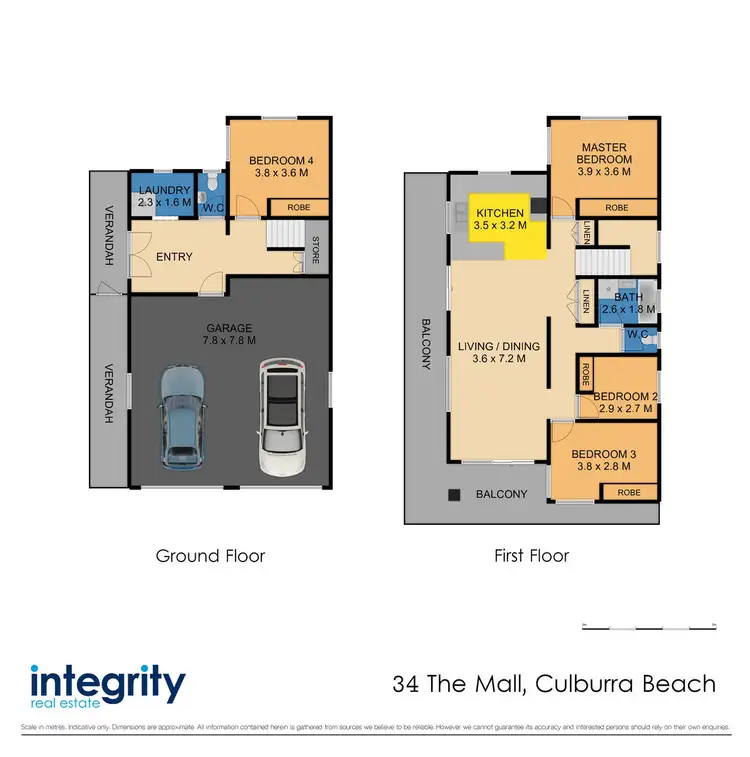 Floorplan of Homely house listing, 34 The Mall, Culburra Beach NSW 2540