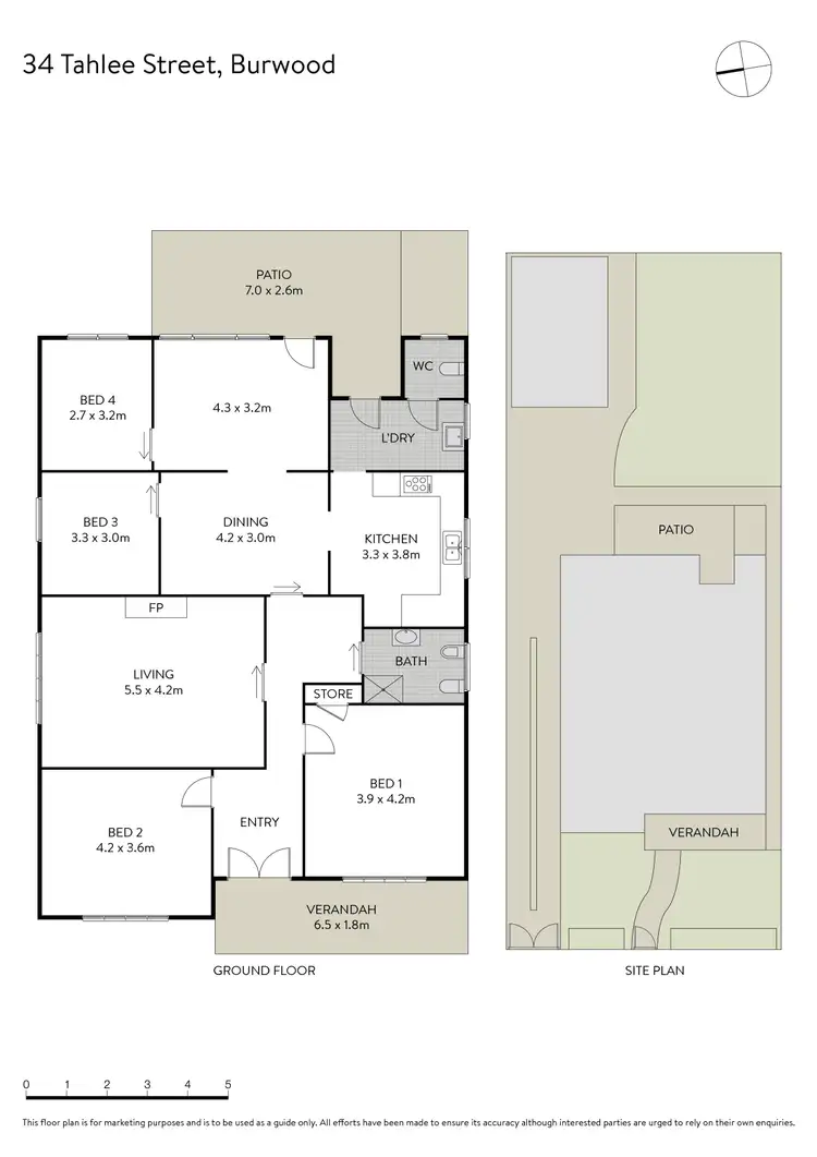 Floorplan of Homely house listing, 34 Tahlee Street, Burwood NSW 2134