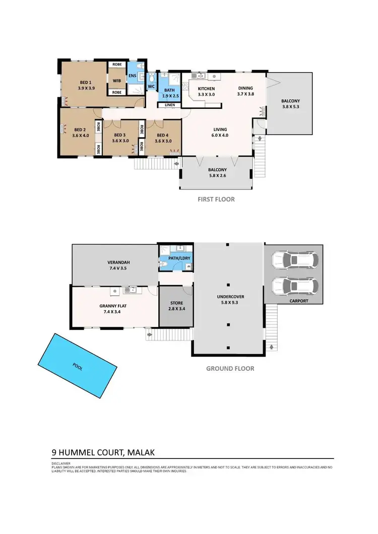Floorplan of Homely house listing, 9 Hummel Court, Malak NT 812