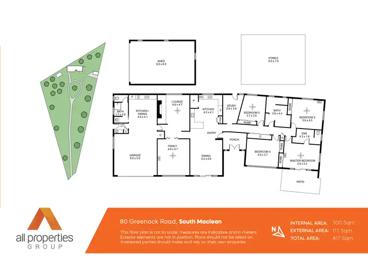 Floorplan of Homely house listing, 80 Greenock Road, South Maclean QLD 4280