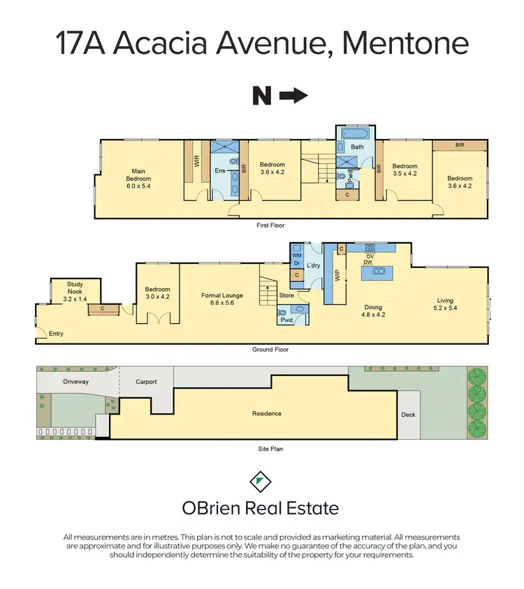 Floorplan of Homely townhouse listing, 17a Acacia Avenue, Mentone VIC 3194