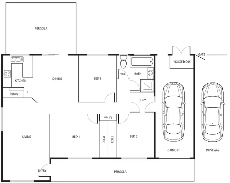 Floorplan of Homely townhouse listing, 17/67 Ern Florence Crescent, Theodore ACT 2905