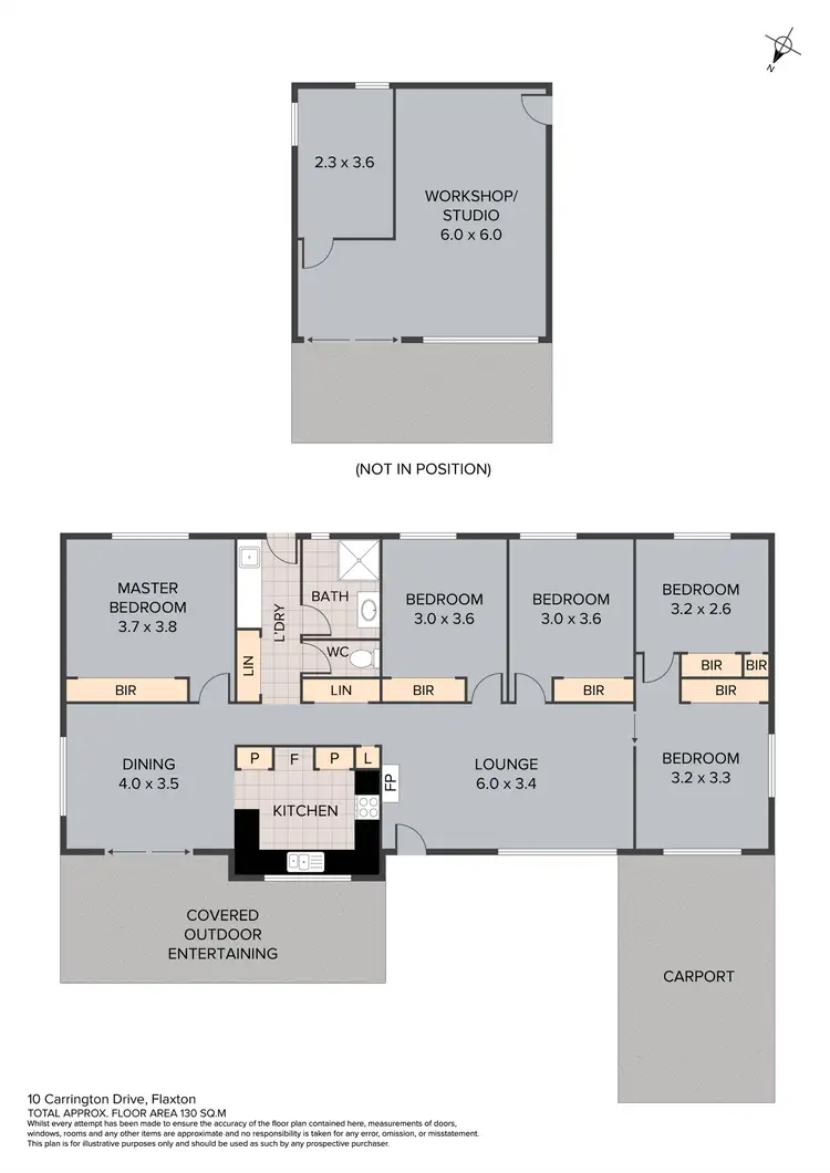 Floorplan of Homely house listing, 10 Carrington Drive, Flaxton QLD 4560