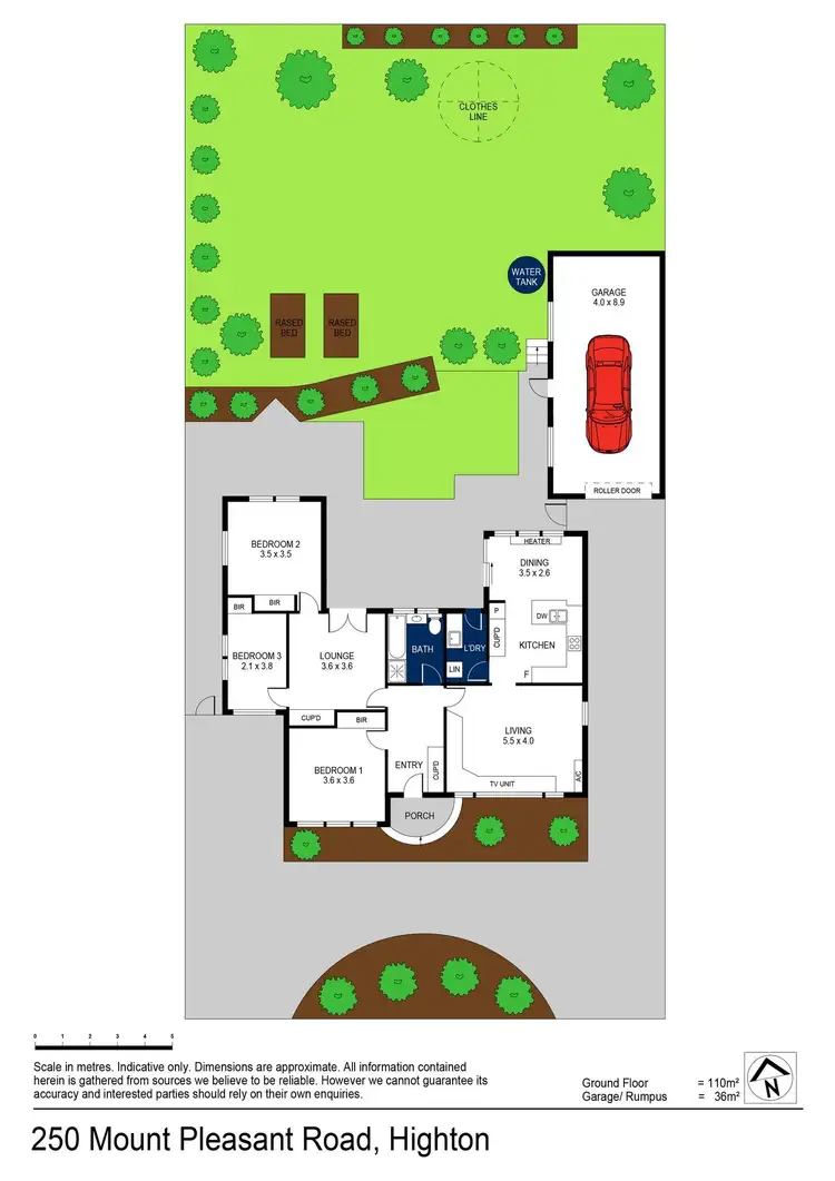 Floorplan of Homely house listing, 250 Mt Pleasant Road, Highton VIC 3216