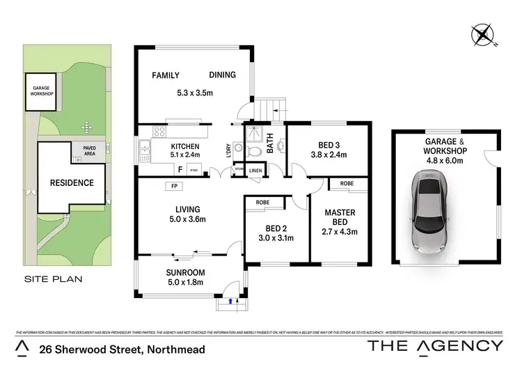 Floorplan of Homely house listing, 26 Sherwood Street, Northmead NSW 2152