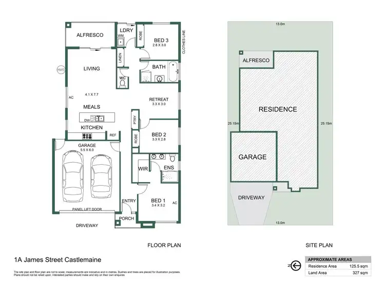 Floorplan of Homely house listing, 1A James Street, Castlemaine VIC 3450