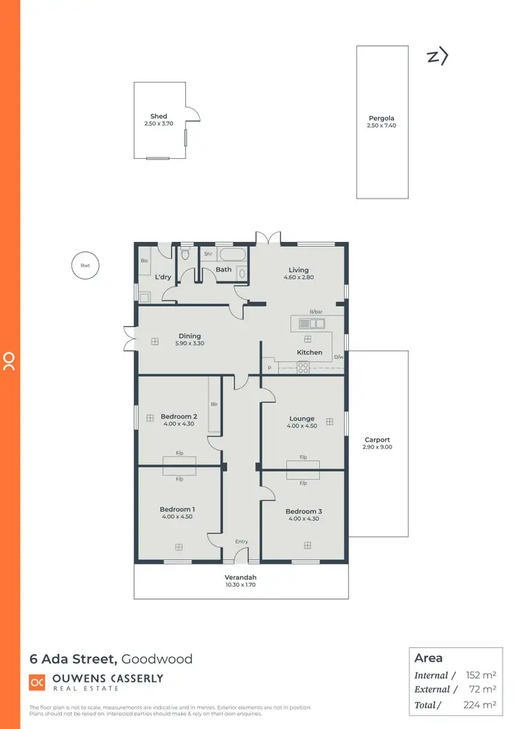 Floorplan of Homely house listing, 6 Ada Street, Goodwood SA 5034