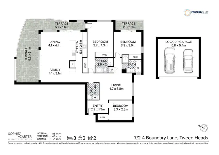 Floorplan of Homely apartment listing, 7/2-4 Boundary Lane, Tweed Heads NSW 2485