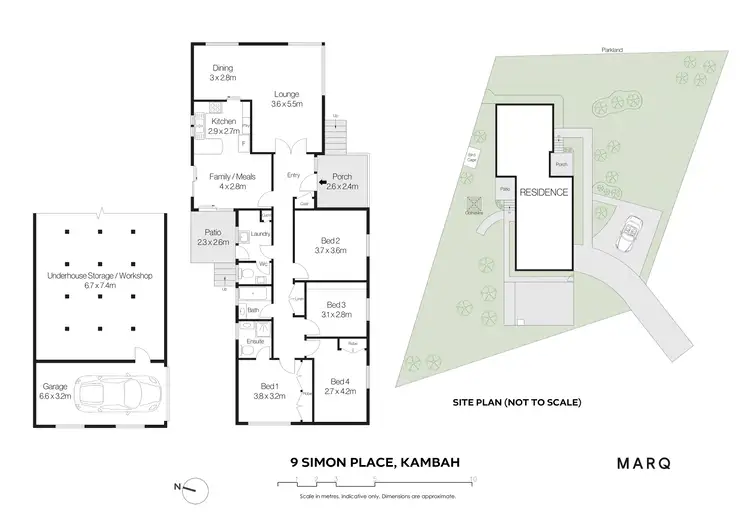 Floorplan of Homely house listing, 9 Simon Place, Kambah ACT 2902